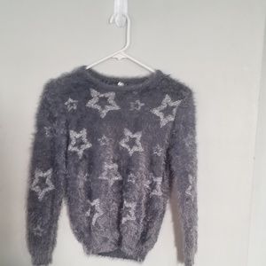 Girls fuzzy sweater